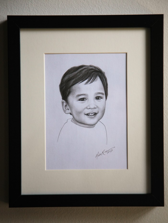 Harry 5″x7″ graphite on paper | Tiny Portrait