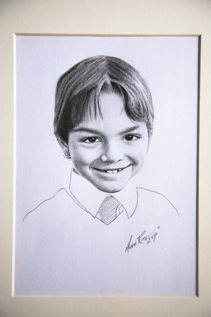 Nate 5″x7″ graphite on paper | Tiny Portrait