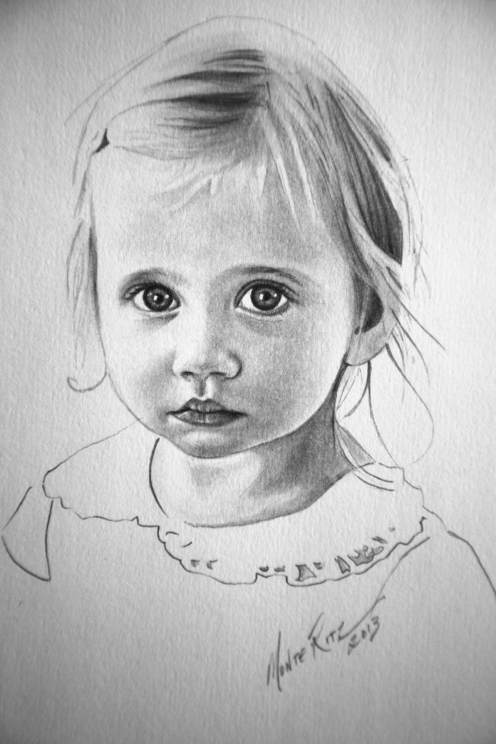 Violet 5″x7″ graphite on paper | Tiny Portrait