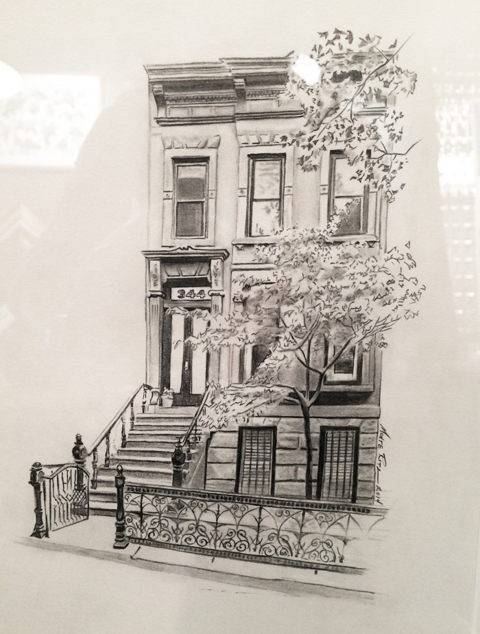 8″x10″ Graphite on paper | Park Slope, Brooklyn, NY