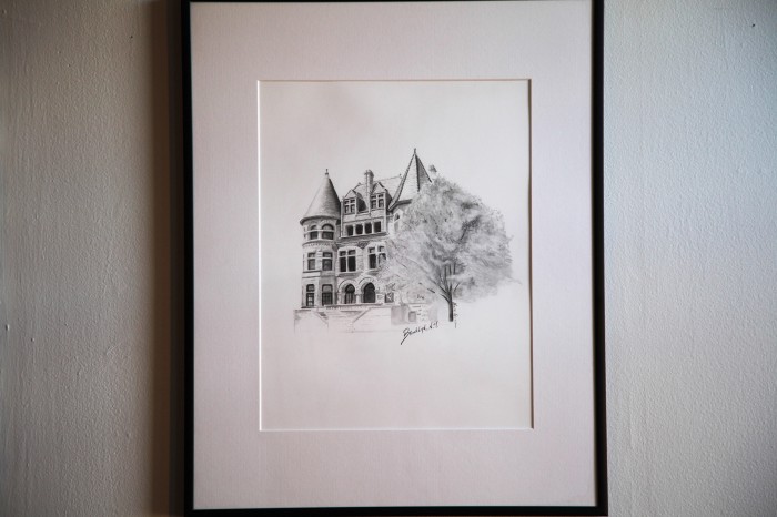 11″x17″ graphite on paper | Montrose Morris House Brooklyn, NY